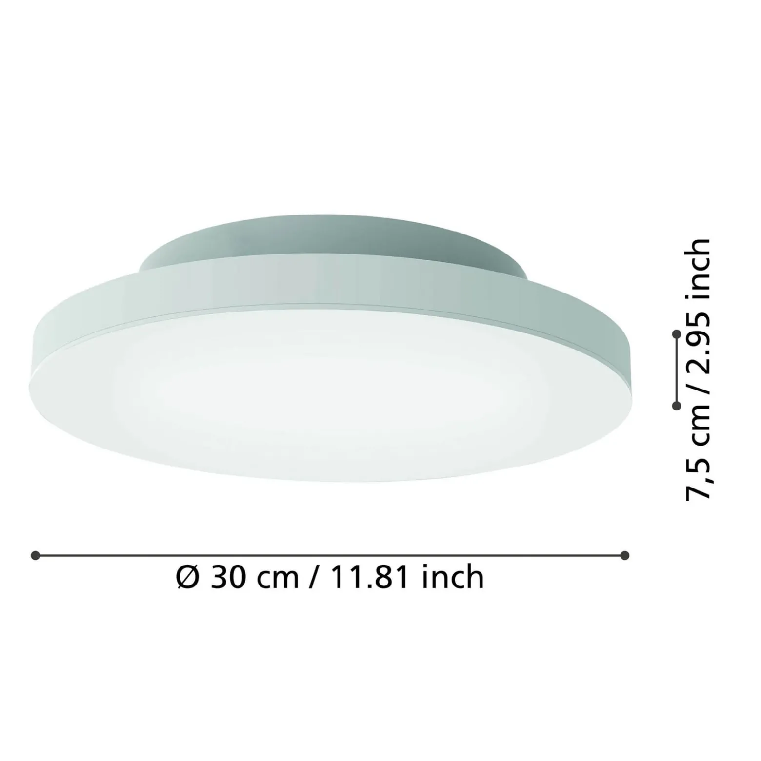 EGLO connect Turcona-Z LED-Deckenleuchte Ø 30 cm
