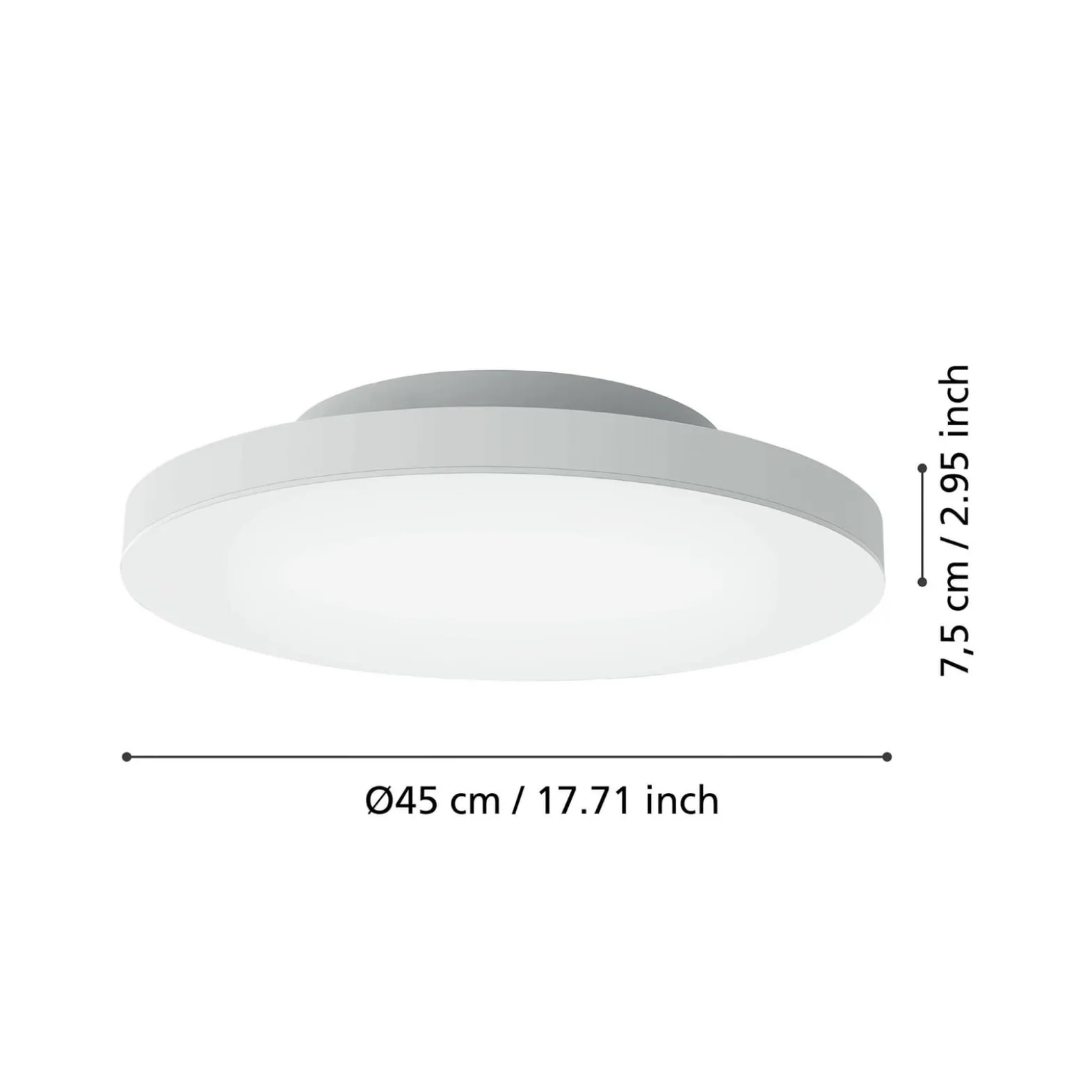EGLO connect Turcona-Z LED-Deckenleuchte Ø 45 cm