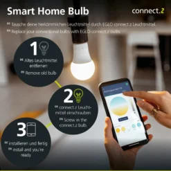 EGLO connect-z E14 P45 LED-Lampe 5W 470lm RGBW