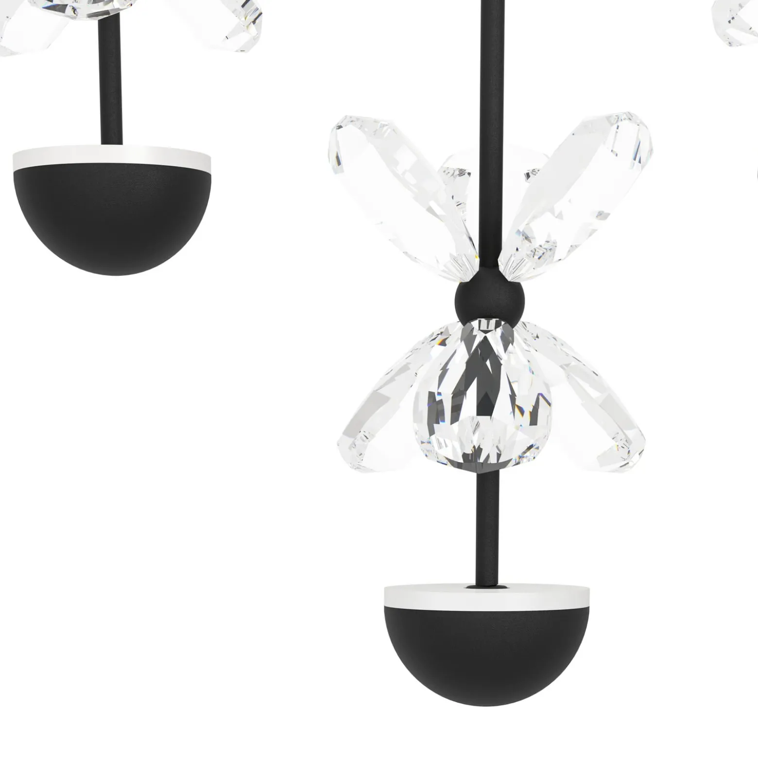 EGLO Stars Of Light LED-Deckenlampe Pianopoli schwarz Ø 78cm