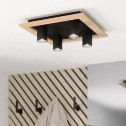 EGLO Valcasotto 1 LED-Deckenleuchte mit vier Spots