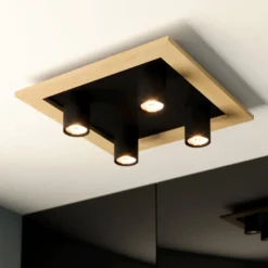 EGLO Valcasotto 1 LED-Deckenleuchte mit vier Spots