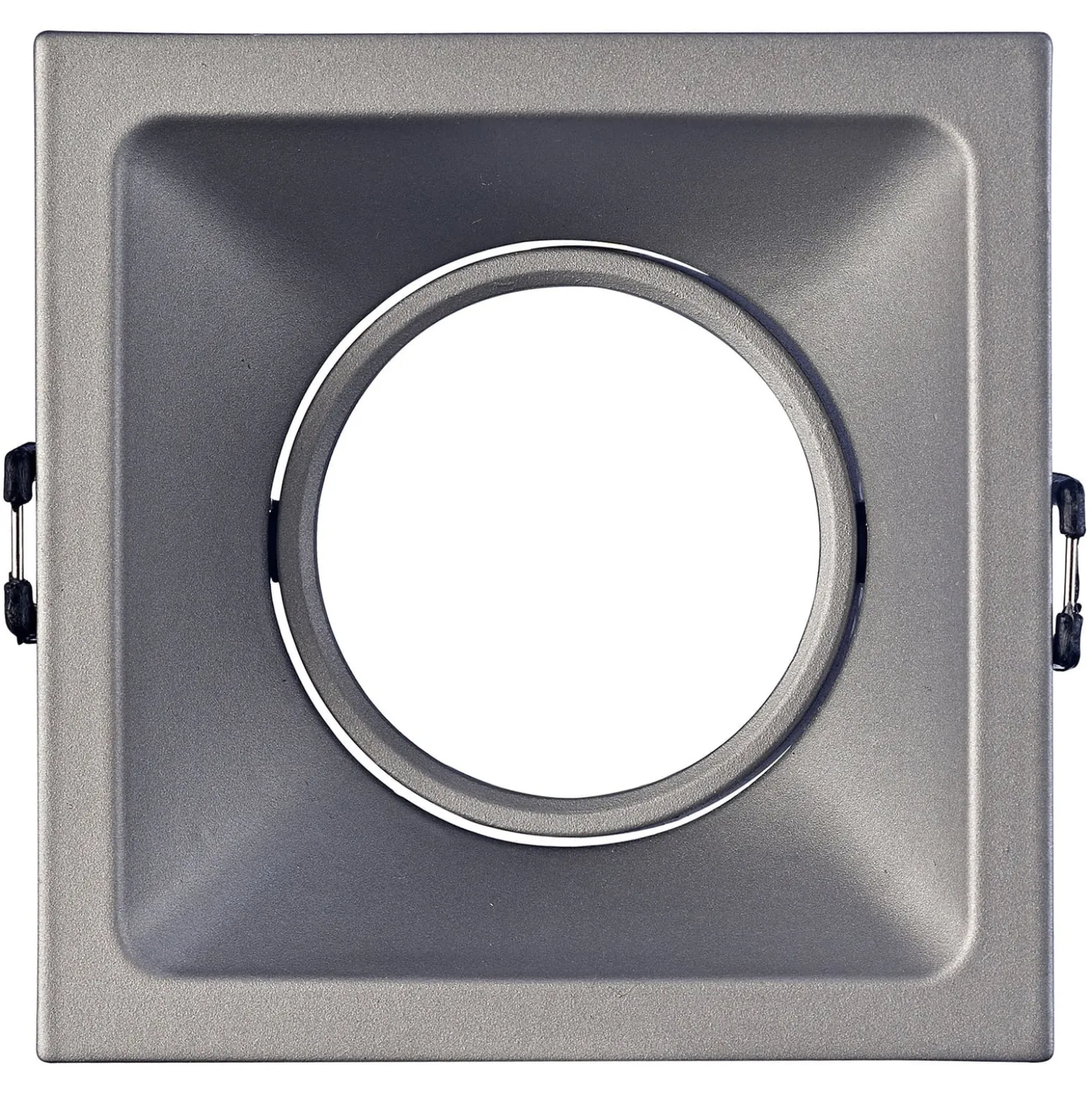 Einbauleuchte Comfort, eckig, aluminium