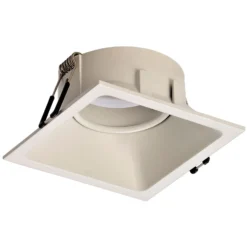 Einbauleuchte Comfort, eckig, matt weiß