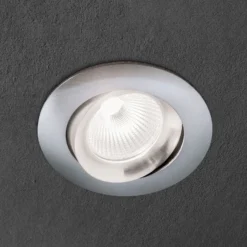 Einbauspot Choice, Aluminium, schwenkbar, satin