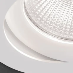 Einbauspot Choice, Aluminium, schwenkbar, weiß