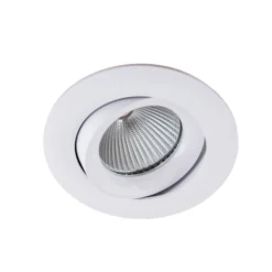 Einbauspot Choice, Aluminium, schwenkbar, weiß