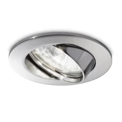 Einbauspot Swing rund, GU10, schwenkbar, chrom