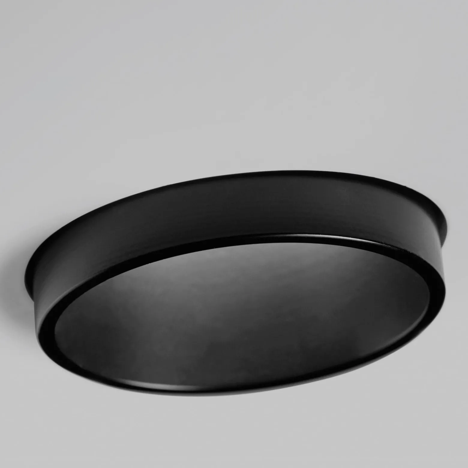 Einbaustrahler Thessaly, schwarz, Gips, Ø 10 cm, GU10