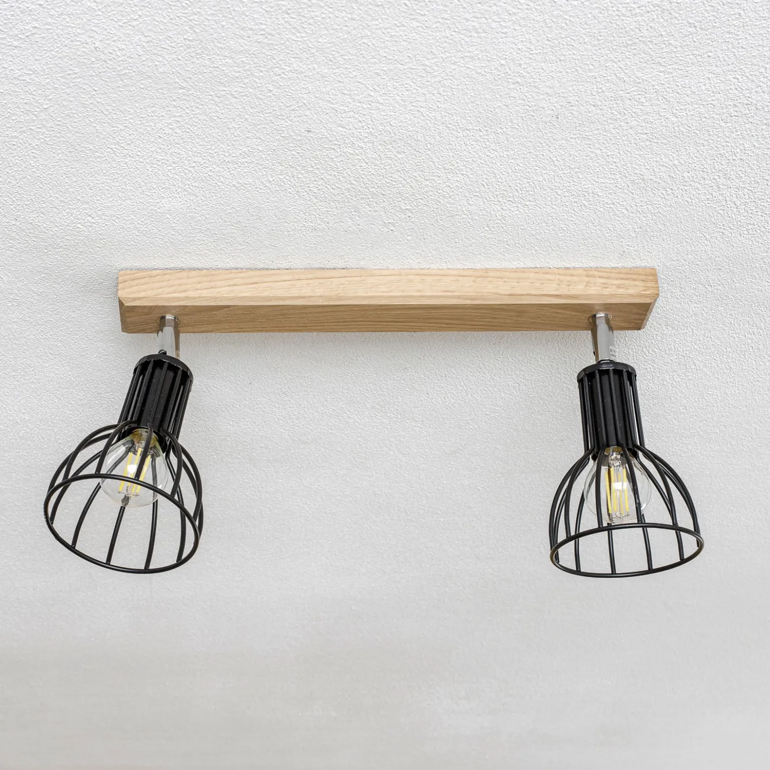 Envostar Aria Deckenlampe Eiche geölt, 2-flammig