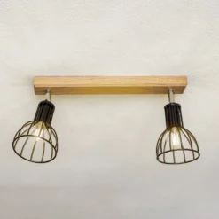 Envostar Aria Deckenlampe Eiche geölt, 2-flammig