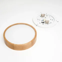 Envostar Deckenleuchte Kerio, Ø 37 cm, Eichenholz natur