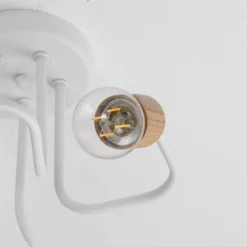 Envostar Joiy Deckenlampe 5-flg verteilt weiß/holz
