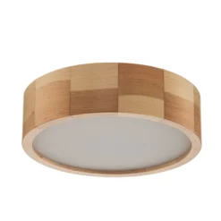 Envostar Kerio Deckenlampe, Ø 27 cm, kiefer natur
