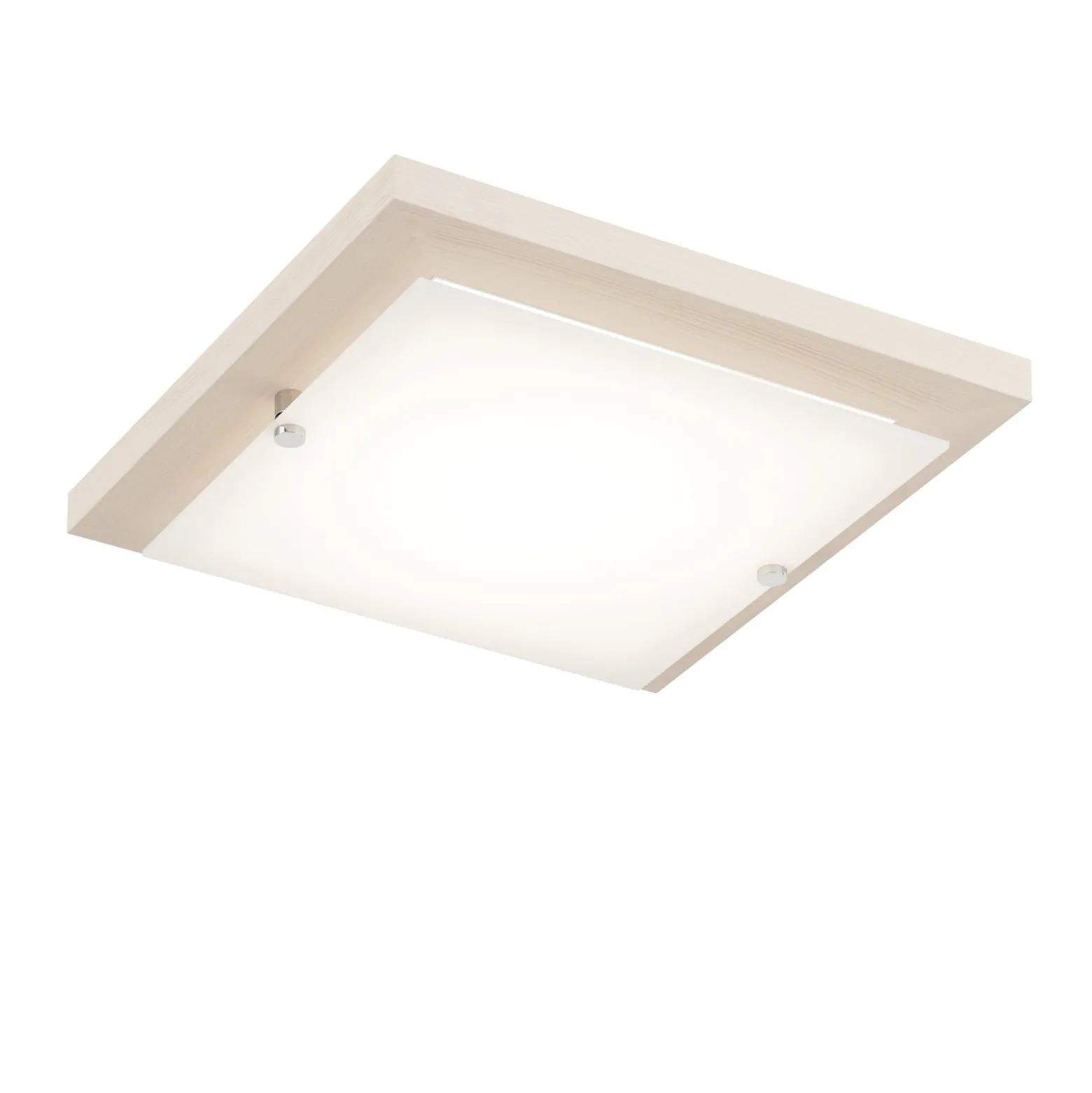 Envostar Kerio Deckenlampe, 30x30 cm, Kiefer natur