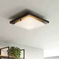 Envostar Kerio Deckenlampe, 30x30 cm, wenge