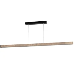 Envostar Lineo LED-Hängeleuchte Kiefer grau 135cm