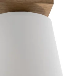Envostar Risco Deckenlampe 1-flg. Stoffschirm weiß