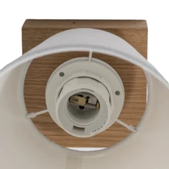 Envostar Risco Deckenlampe 1-flg. Stoffschirm weiß