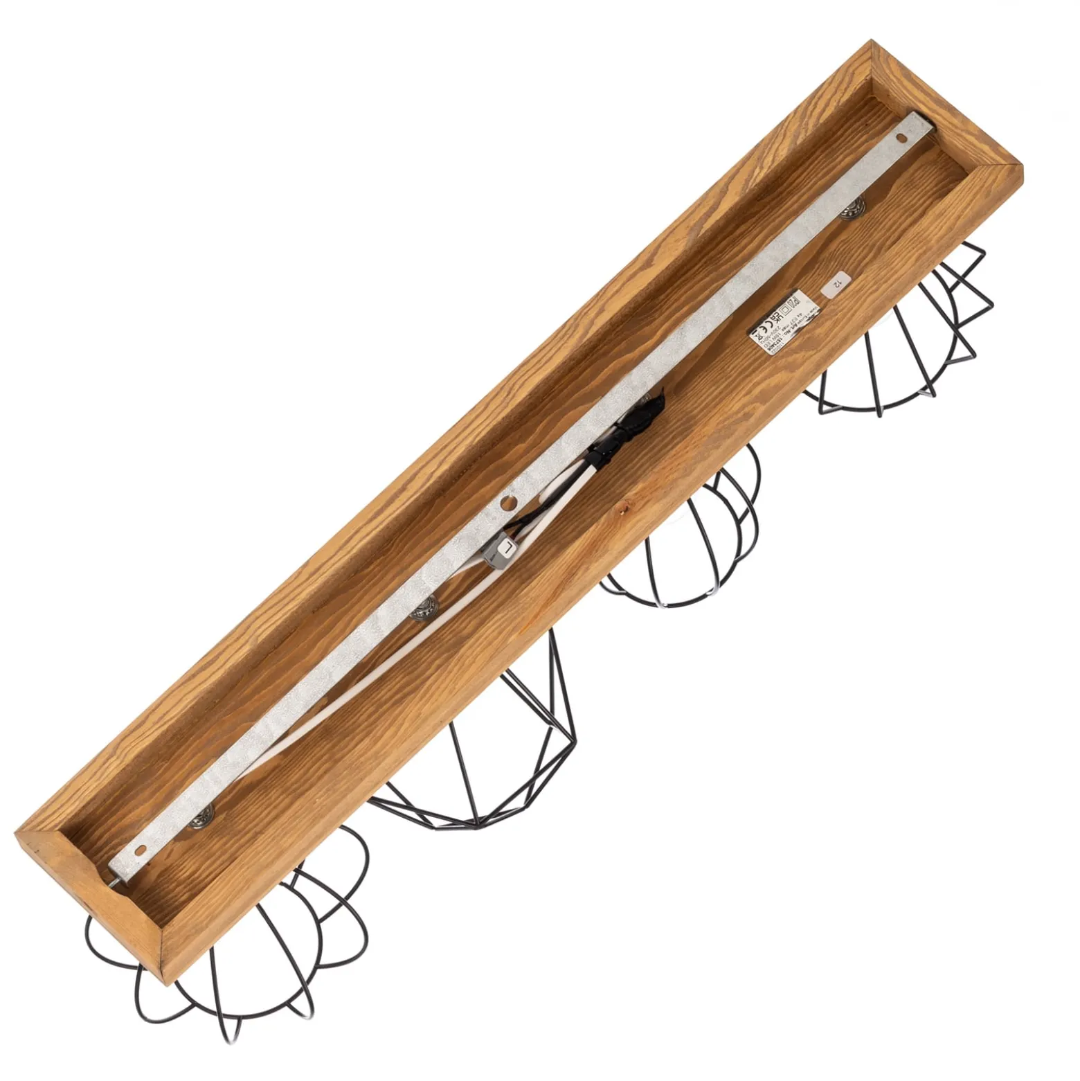 Envostar Various Deckenlampe 4-flg Kiefer natur