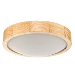 Envostar Zeus Deckenlampe aus Holz, kiefer, Ø27cm