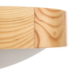 Envostar Zeus Deckenlampe aus Holz, kiefer, Ø27cm