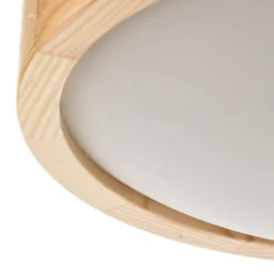 Envostar Zeus Deckenlampe aus Holz, kiefer, Ø27cm