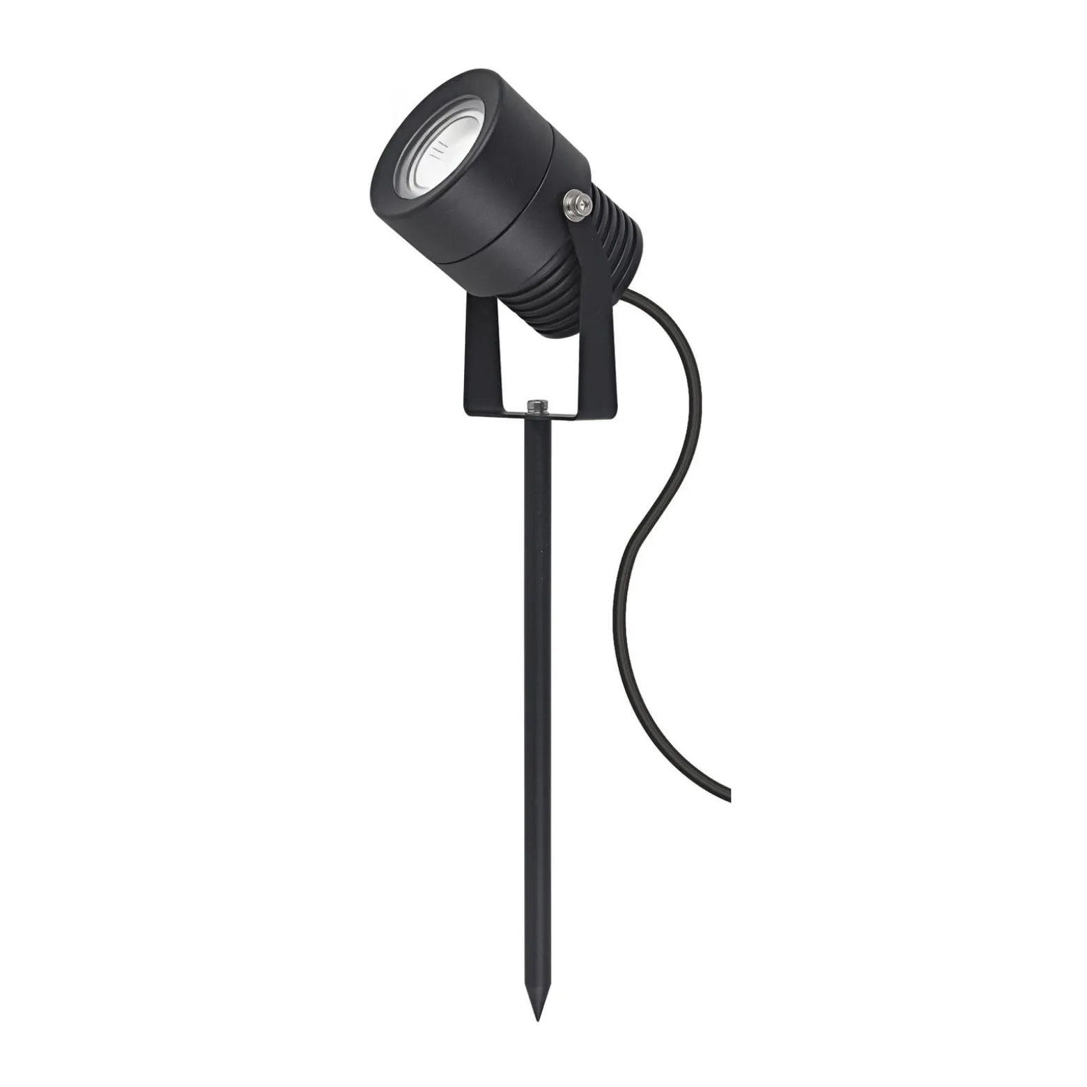 Erdspießstrahler 5118, schwarz, Metall, Ø 5,7 cm, IP65, GU10