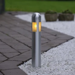 3er-Set LED-Sockelleuchte Amalfi mit Erdspieß