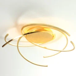 Escale Space - LED-Deckenlampe, 55 cm, Blattgold