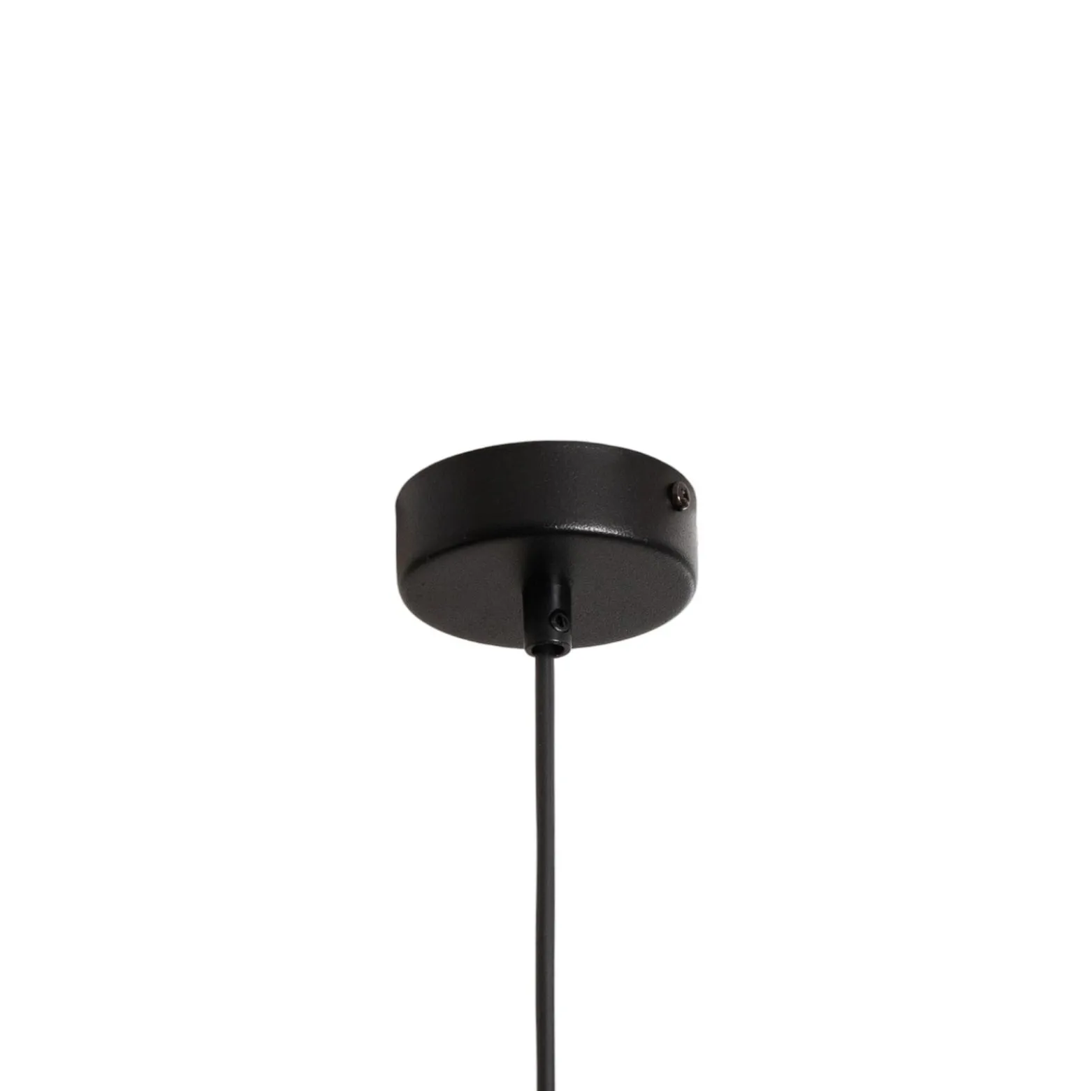 Esszimmerlampe Coco, Ø 30 cm, schwarz/rauchgrau, Glas