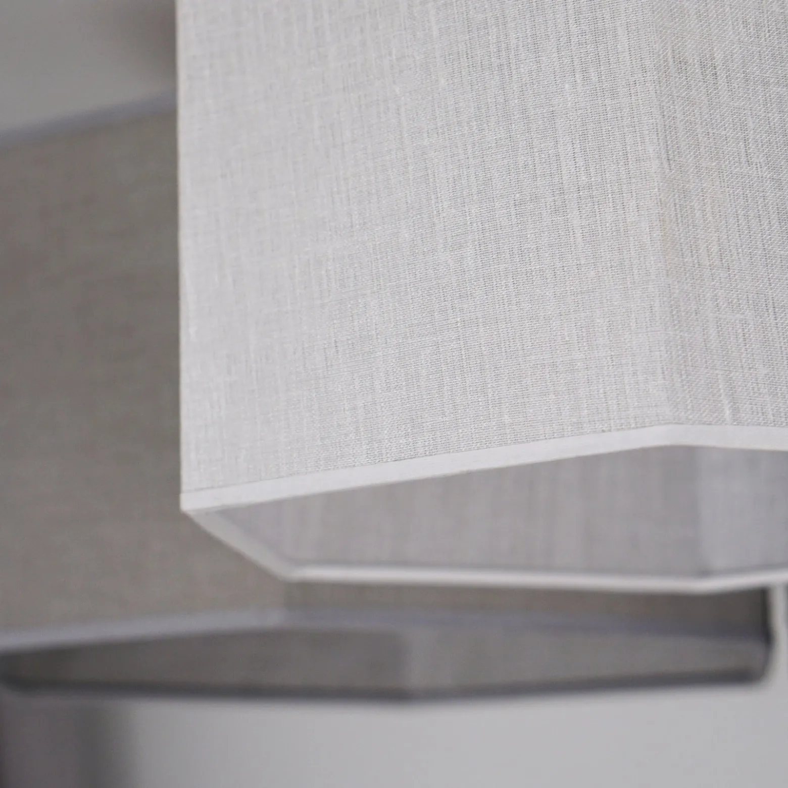 Euluna Deckenlampe Emil, Textil schwarz/grau/weiß, 3-flammig