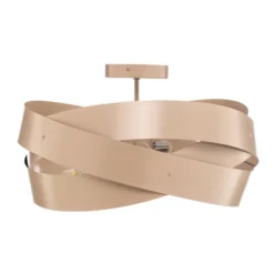 Euluna Deckenleuchte Tornado, beige, Ø 50 cm
