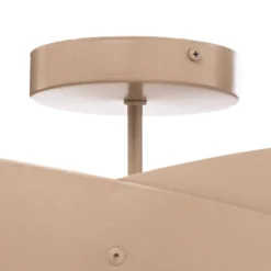 Euluna Deckenleuchte Tornado, beige, Ø 50 cm
