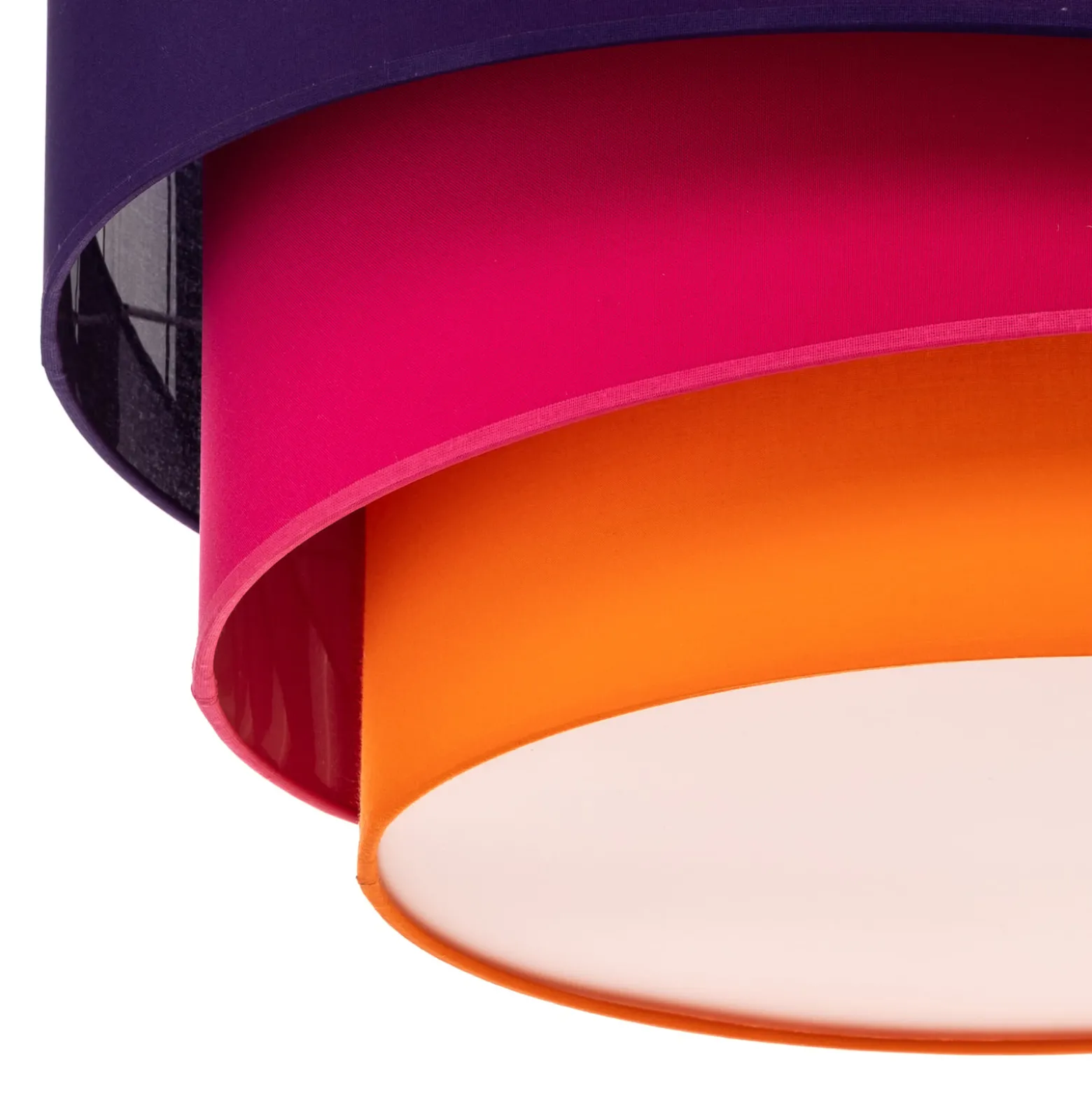 Euluna Trio Max Decke, Ø60cm, violett/pink/orange