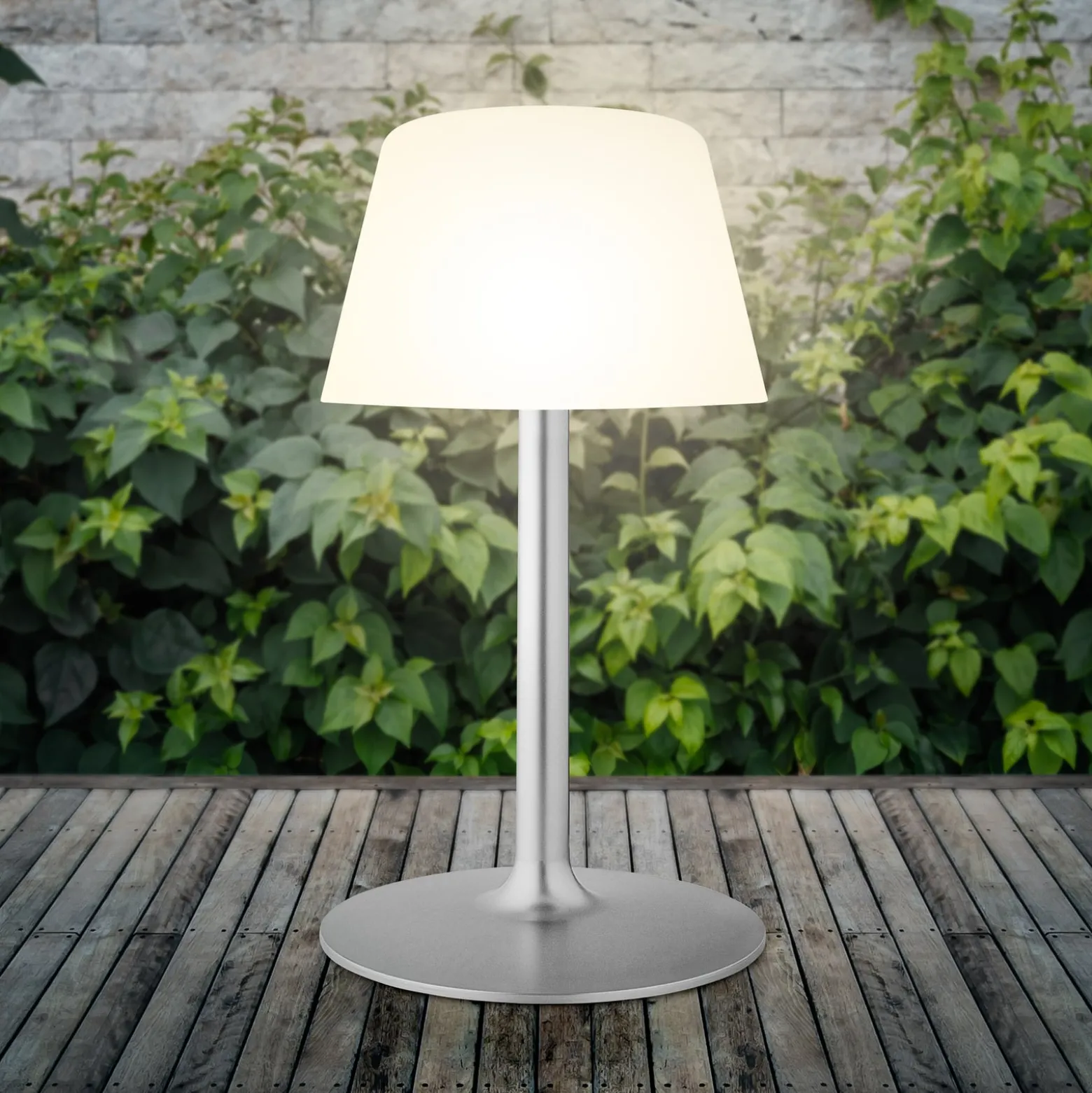 EVA Solo LED-Solar-Terrassenlampe USB dimmbar 50cm
