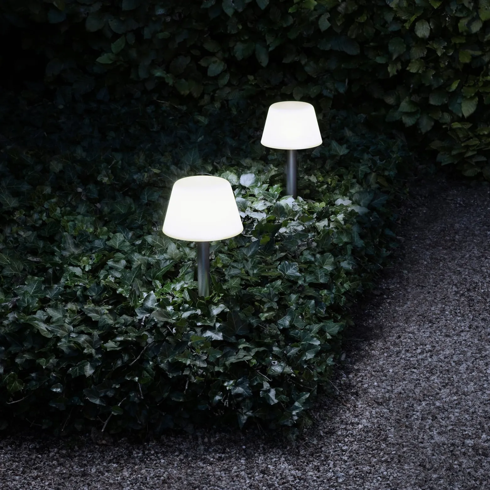 EVA Solo SunLight Solar-Erdspießlampe, opalweiß