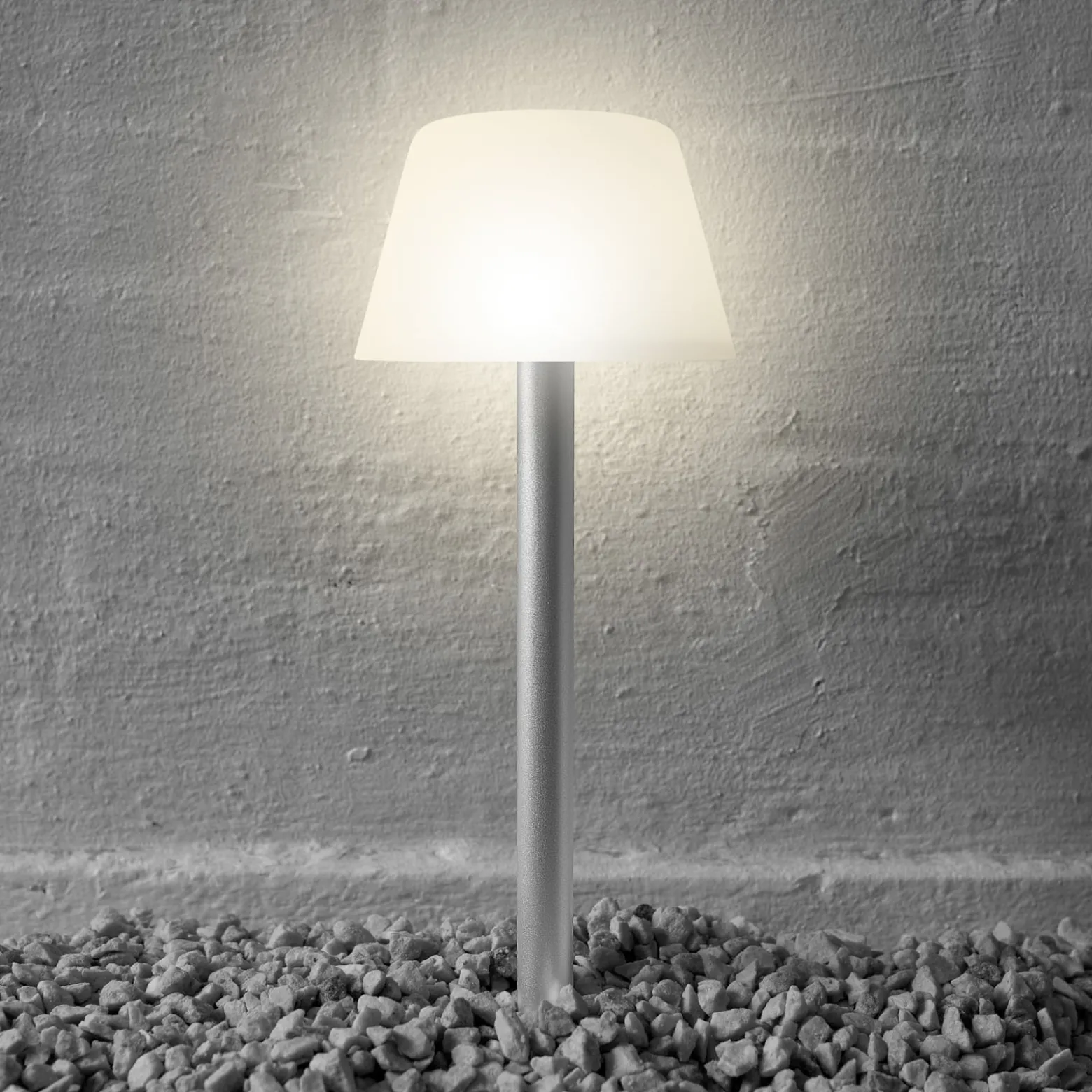 EVA Solo SunLight Solar-Erdspießlampe, opalweiß