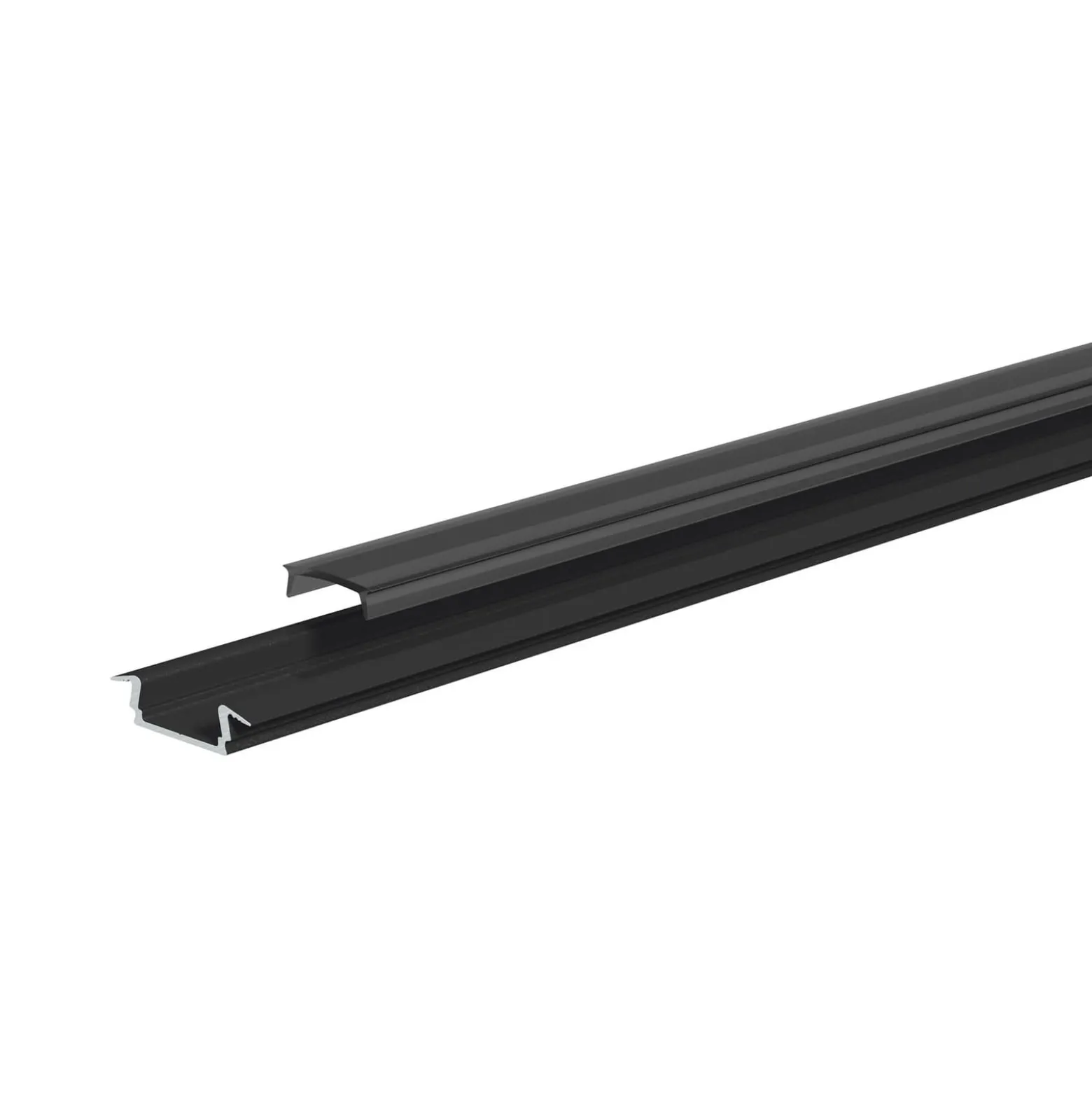 EVN APFLAT3 Alu-Profil, 200cm T-Profil, schwarz