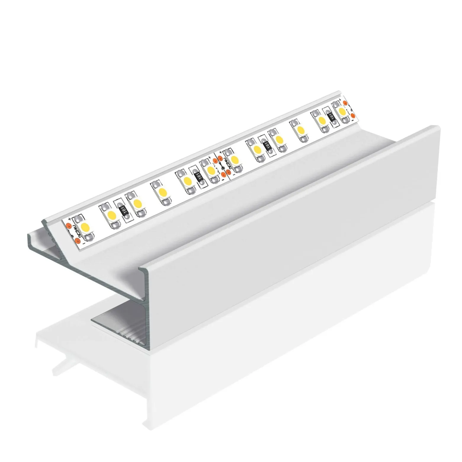 EVN APTBH Alu-Profil deckengerichtet 100cm alu