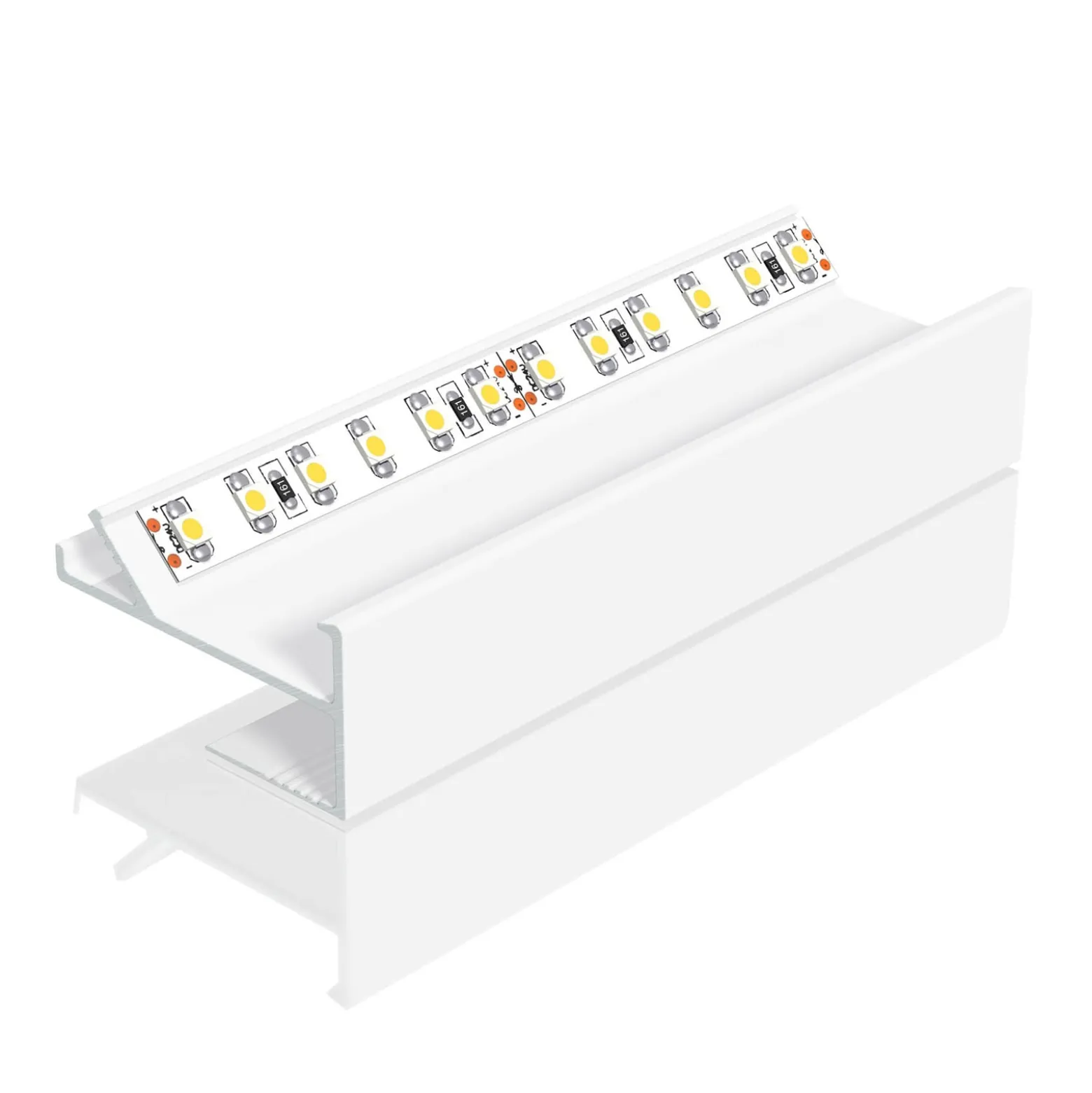 EVN APTBH Alu-Profil deckengerichtet 100cm weiß