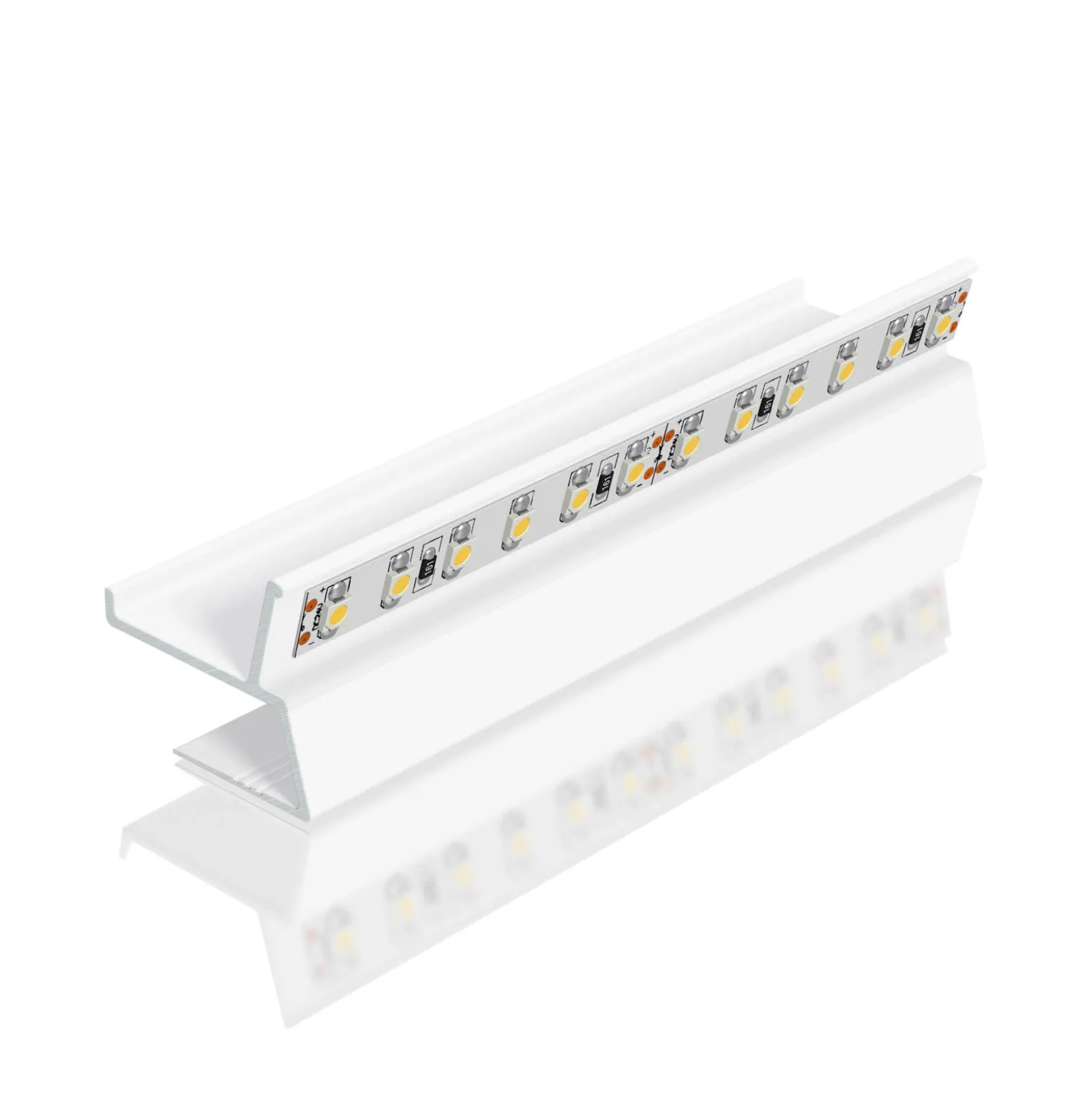 EVN APTBU Alu-Profil wandgerichtet 100cm weiß
