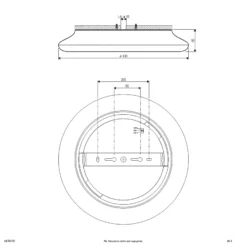 EVN Catino LED-Deckenleuchte, CCT, 40 cm