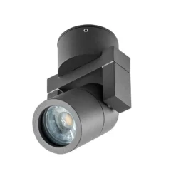 EVN 635015 Deckenanbauspot, IP54 rund anthrazit