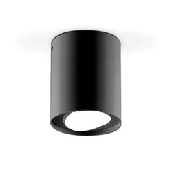 EVN Kardanus LED-Deckenleuchte Ø 9 cm, schwarz