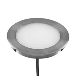 EVN L67101502 Bodeneinbauleuchte, Ø 8,5 cm, 3.000K