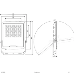 EVN Panthera LED-Außenstrahler IP65 150W 4.000K