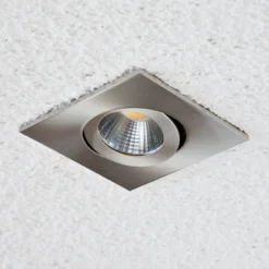 EVN PC20 Einbau eckig Phasendimmer 3000K edelstahl