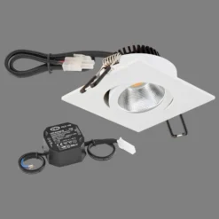 EVN PC20 Einbau eckig Phasendimmer 3000K weiß