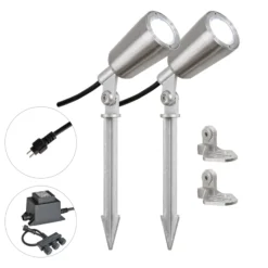 EVN PC6806 LED-Gartenspot, 12V, 2er-Set, 5.000 K